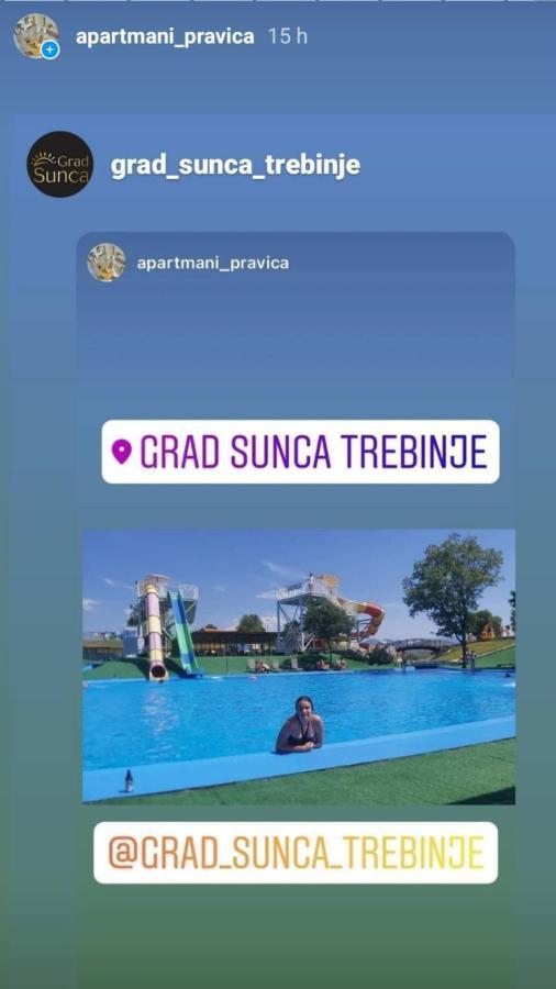 טרביניה Apartments Pravica מראה חיצוני תמונה